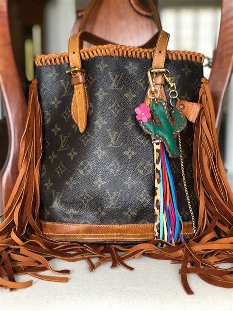 lv fringe purse|louis vuitton upcycled purses.